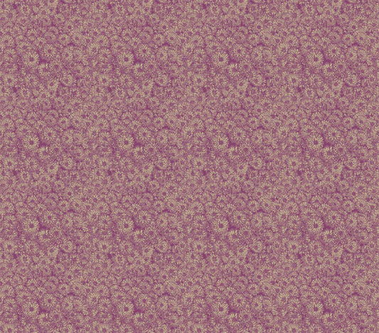Indelible Mums Mauve Purple Anna Maria Textiles Northcott Fabrics Cotton Fabric NC-AMT1002-84V