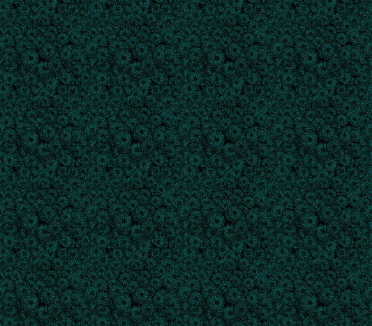 Indelible Mums Seaweed Green Anna Maria Textiles Northcott Fabrics Cotton Fabric NC-AMT1002-62L