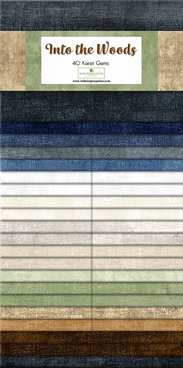 Into the Woods 2.5" Strips Karat Gems 40pcs Wilmington Prints Cotton Precut Fabric WP-842-145-842
