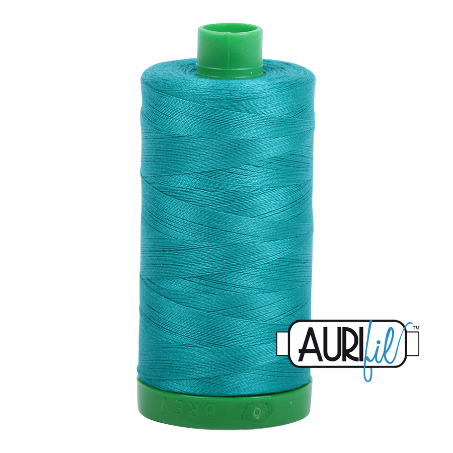 Jade Green 40 wt 1094 yd Large Spool Aurifil Cotton Quilting Thread AF-MK40SC6-4093