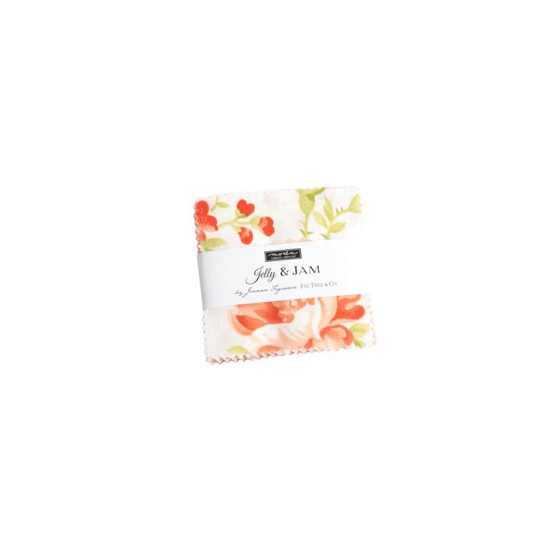 Jelly & Jam 2.5" Squares Mini Charm Pack Fig Tree Co Moda Cotton Fabric MD-20490MC