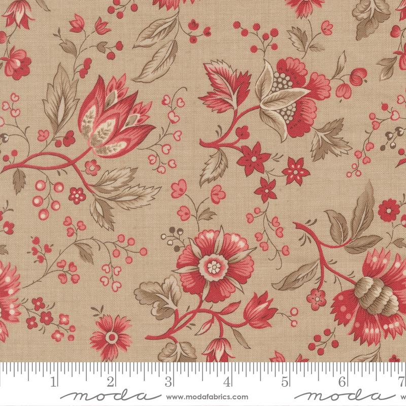 Joie De Vivre Rural Jardin Florals Roche French General Moda Cotton Fabric MD-13982-15