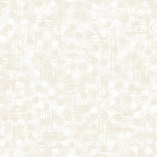 Jot Dot 108" Wide Backing Tonal Dot Texture Marshmallow Cream Blank Quilting Cotton Fabric BQ-1230-09