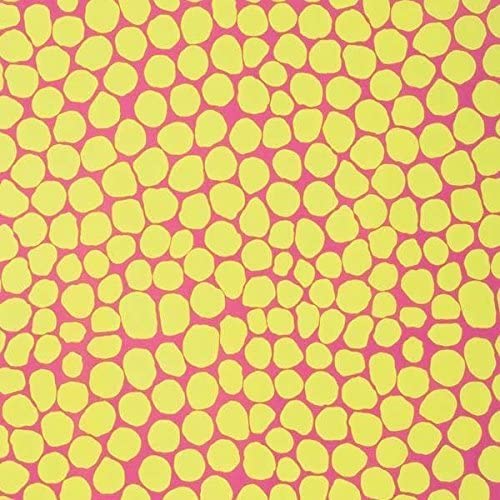 Jumble Lemon Brandon Mably Classics Kaffe Fassett Collective Free Spirit Cotton Fabric FS PWBM053.LEMON