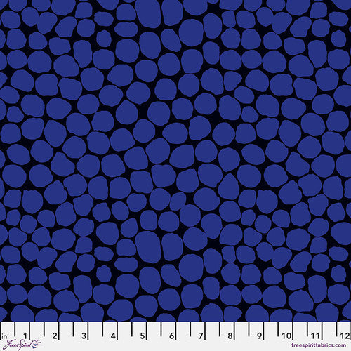 Jumble Blue Brandon Mably Classics Kaffe Fassett Collective Free Spirit Fabrics Cotton Fabric FS-PWBM053.BLUEX