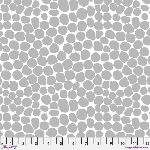 Jumble Grey Brandon Mably Classics Kaffe Fassett Collective Free Spirit Cotton Fabric FS-PWBM053.GREY
