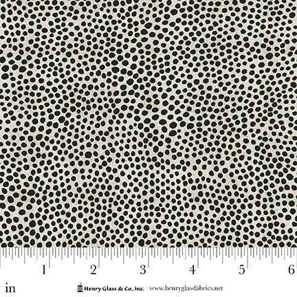 Jungle Romp Small Dots Tan Betsey Cavallo Henry Glass Cotton Fabric HG-2106-49