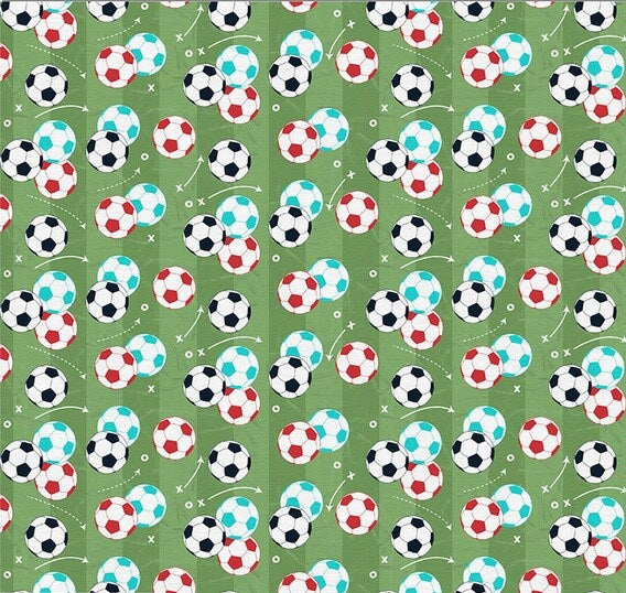 KC Soccer Field Green Paintbrush Studios Cotton Fabric PBS-120-24904