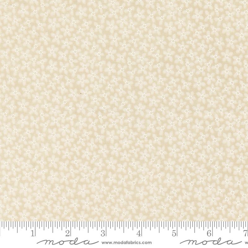 KT Favorites Backgrounds Toadflax Flower in Dandelion Beige designed by Kansas Troubles Quilters for Moda 44 inches wide 100% Cotton Quilting Fabric