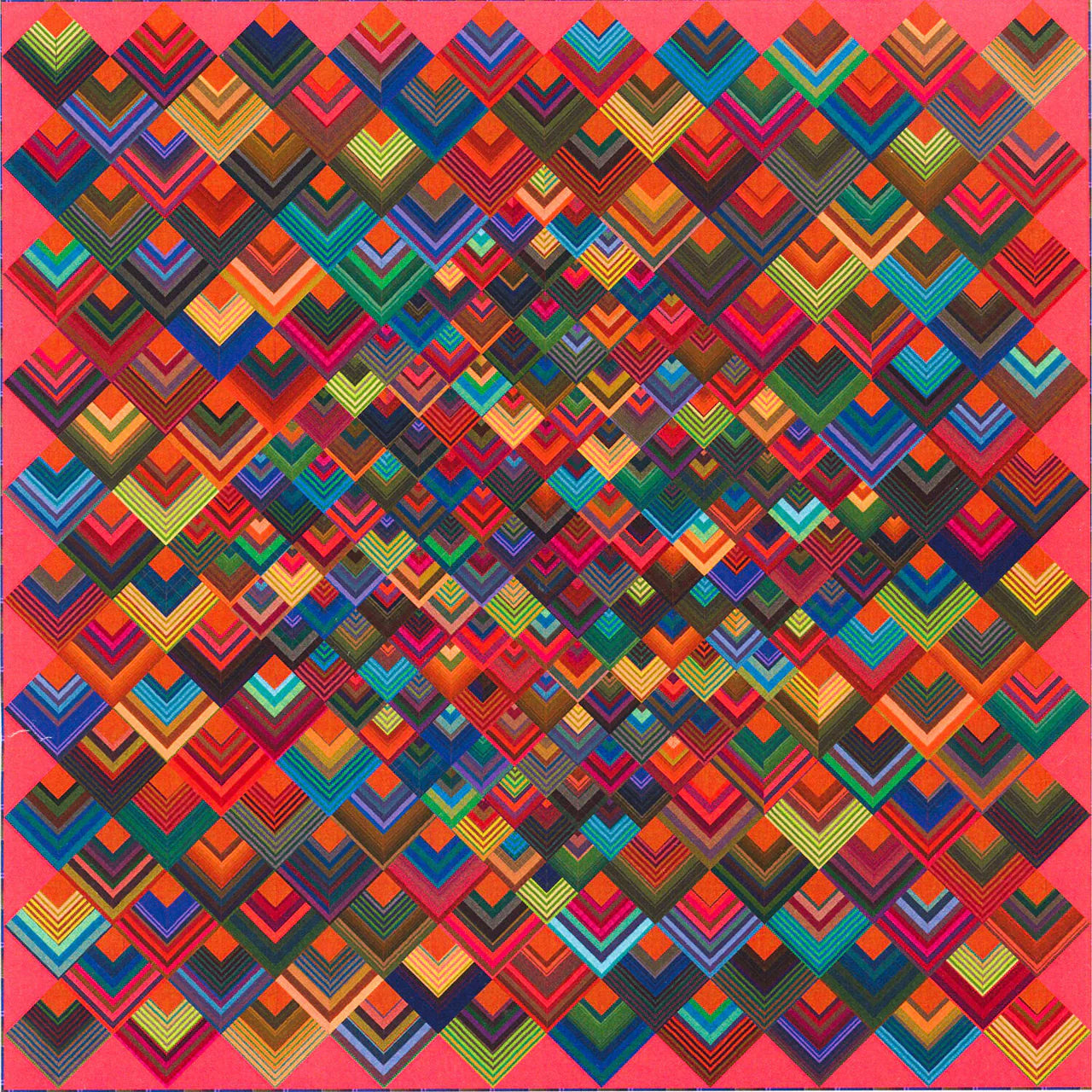 KaffeFassett Handkerchief Corners Quilt Free Spirit-FREE PATTERN