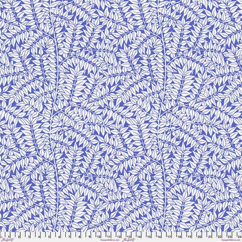 Kaffe Fassett x Morris & Co. Branches Blue Kaffe Fassett Collective Free Spirit Cotton Fabric FS-PWKW009.Blue