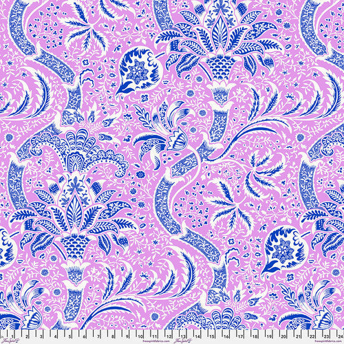 Kaffe Fassett x Morris & Co. Indian Pink Kaffe Fassett Collective Free Spirit Cotton Fabric FS-PWKW005.Pink