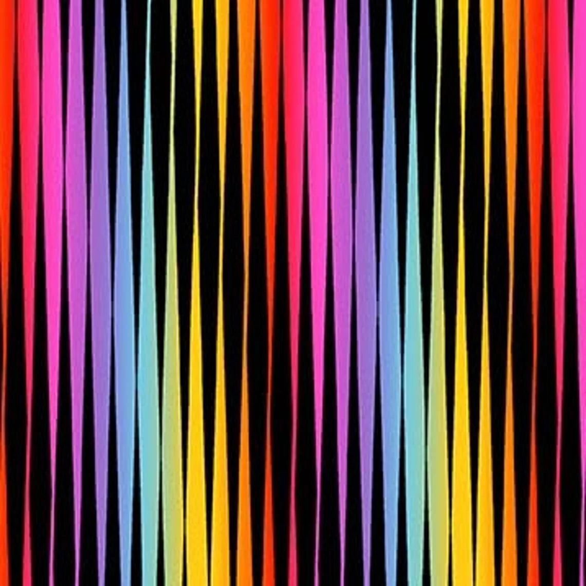 Kaleidoscope Light Show Black Michael Miller Cotton Fabric MM-DCX10456-BLAC-D