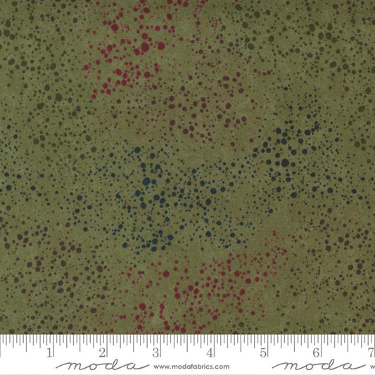 Kansas Troubles 108'' Wideback Splatter Texture Green Kansas Troubles Quilters Moda Cotton Fabric MD-11167-15