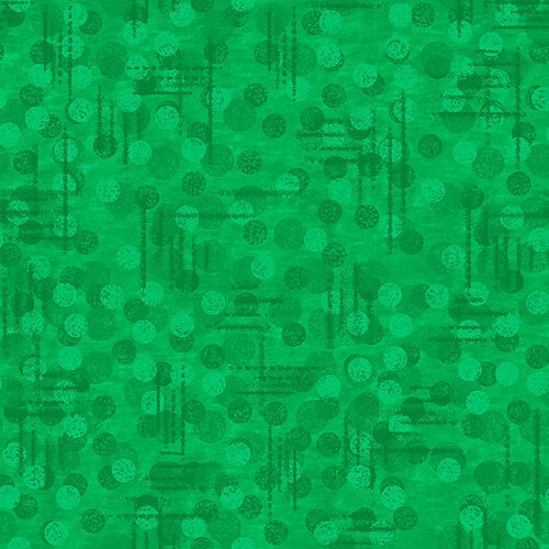 Kelly Green Tonal Texture Blender Jot Dot II Blank Quilting Cotton Fabric BQ-9570-62 Kelly Green