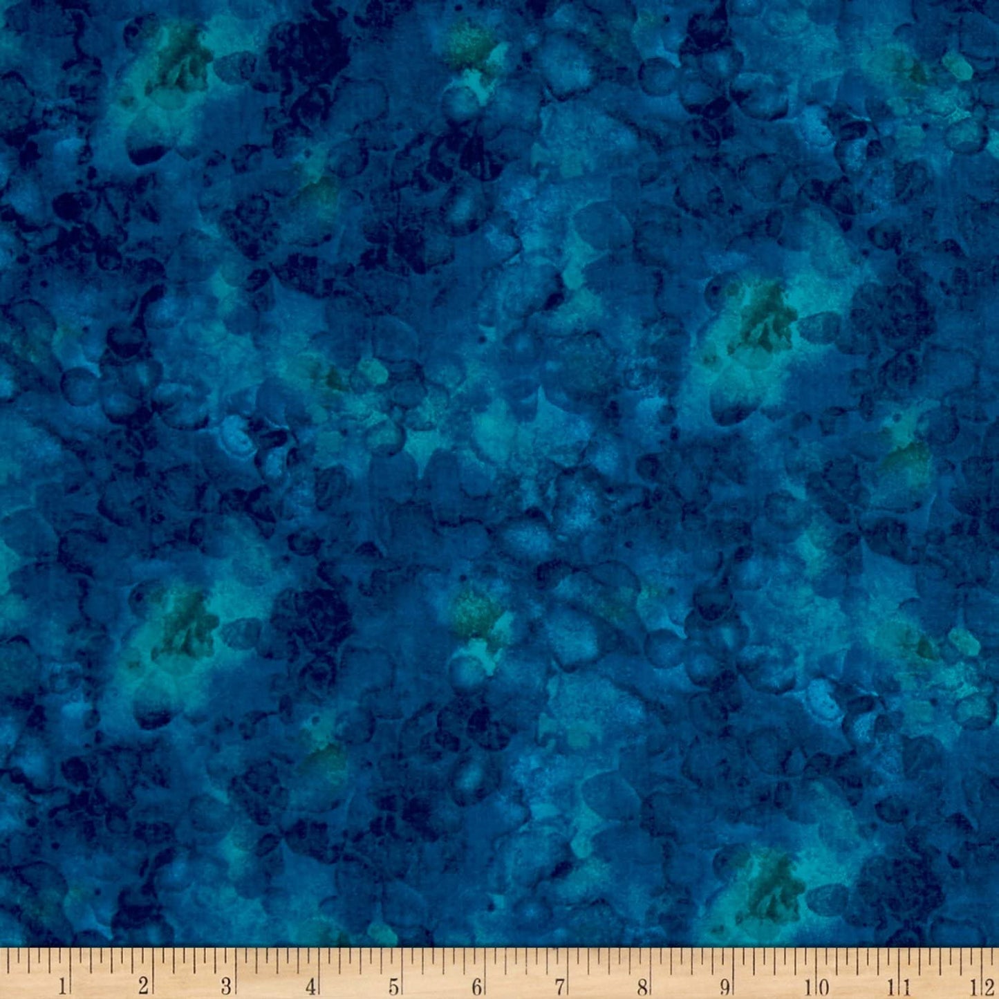Azure Blue Solid-ish Blender Kimberly Einmo Timeless Treasures Cotton Fabric TT-C6100-Kim-Azure