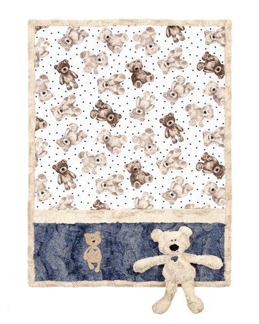 Kimberbear Cuddle Buddies Kit 29"x41" Shannon Fabrics Polyester SF-ckcuddlebuddieskimberbear