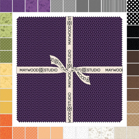 Kimberbell Basics Kim's Picks Fall 10" Squares Kimberbell Maywood Studio Cotton Fabric MS-SQ-MASKBB-Fal