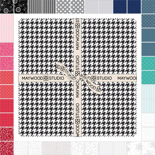 Kimberbell Basics Kim's Picks Winter 10" Squares Kimberbell Maywood Studio Cotton Fabric MS-SQ-MASKBB-Win