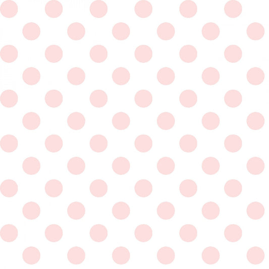 Kimberbell Basics Pale Pink Dots White Kimberbell Designs Maywood Studio Cotton Fabric MS-8216-P2