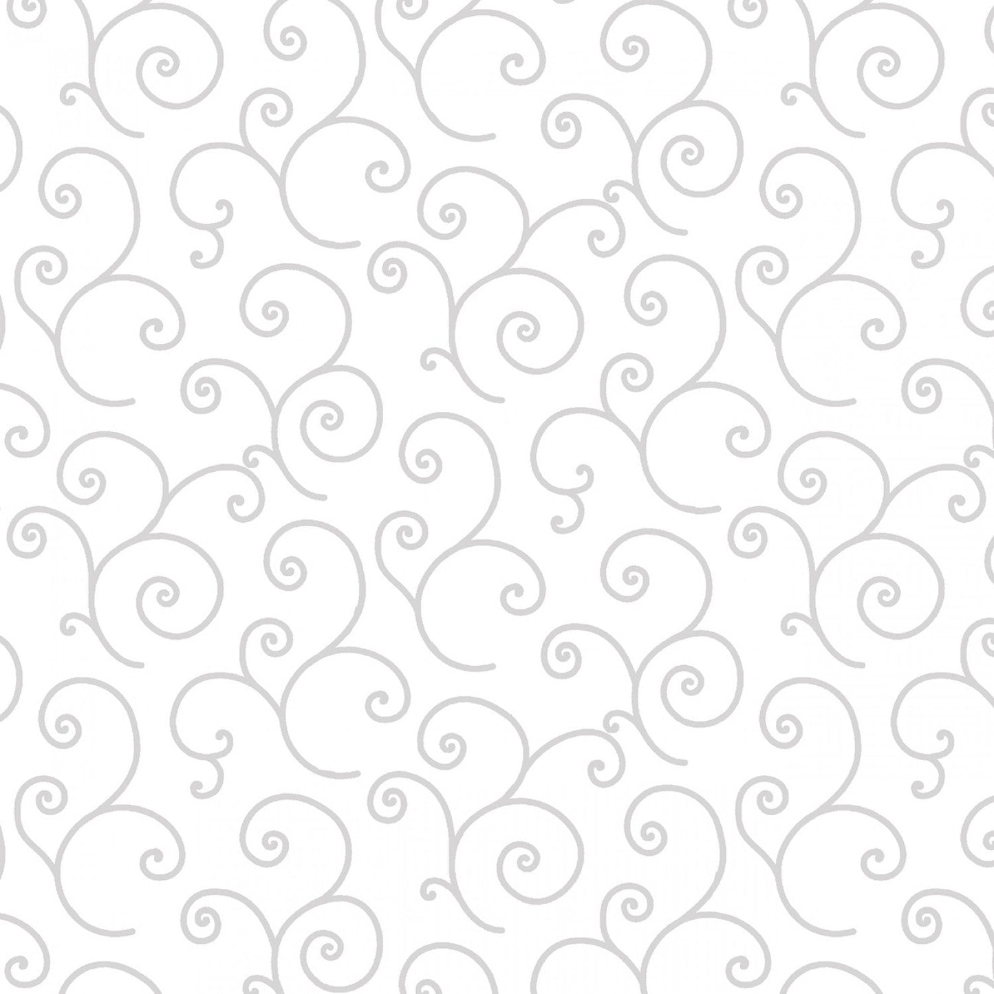 Kimberbell Basics Scroll White on White Kim Christopherson Maywood Studio Cotton Fabric MS-8243M-WW