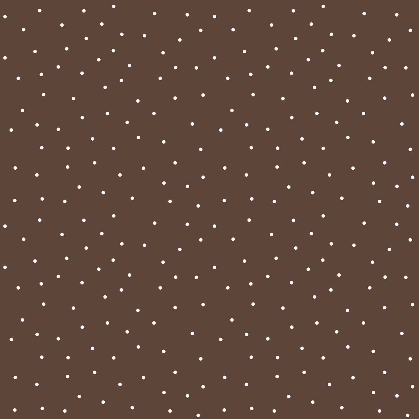 Kimberbell Basics Tiny Dots White Brown Kim Christopherson Maywood Studio Cotton Fabric MS-8210-A