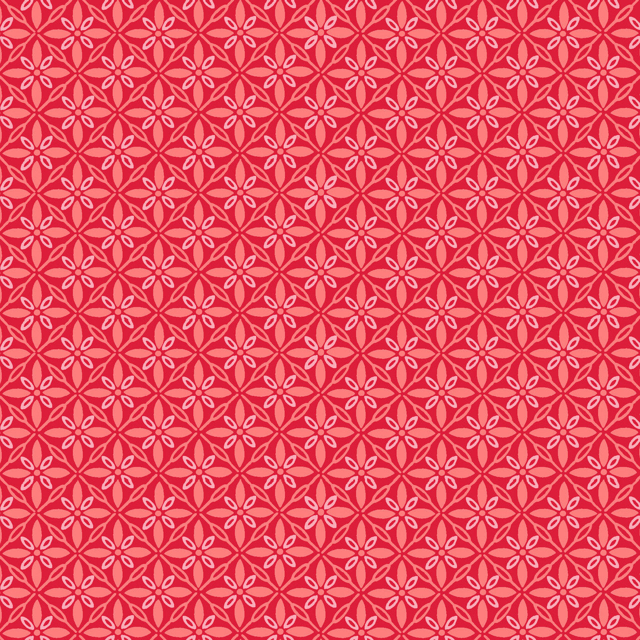 Kimberbell Basics Tufted Red Kim Christopherson Maywood Studio Cotton Fabric MS-9396-R