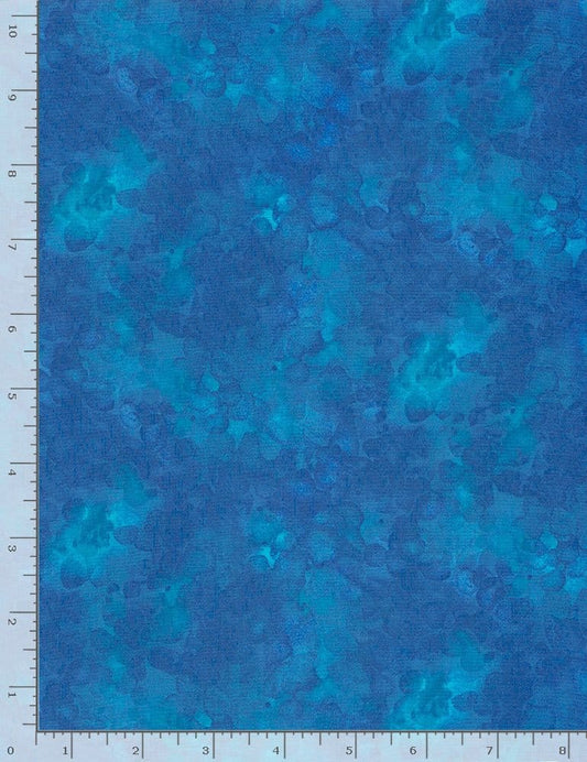 Sapphire Blue Solid-ish Blender Kimberly Einmo Cotton Fabric TT-C6100-Kim-Sapphire