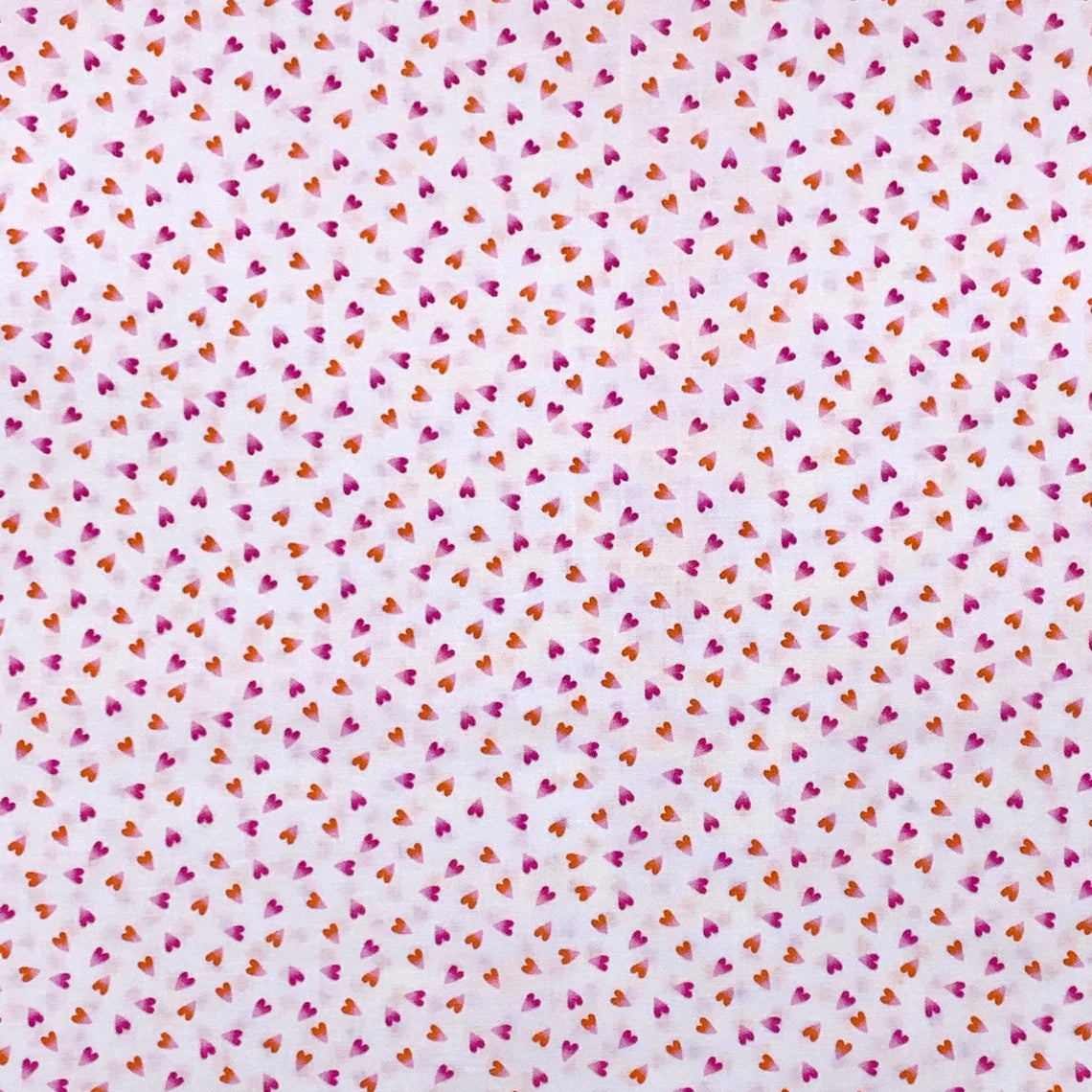 Kitty Cactus Quirky Hearts White Timeless Treasures Cotton Fabric TT-FUN-C8239-WHITE