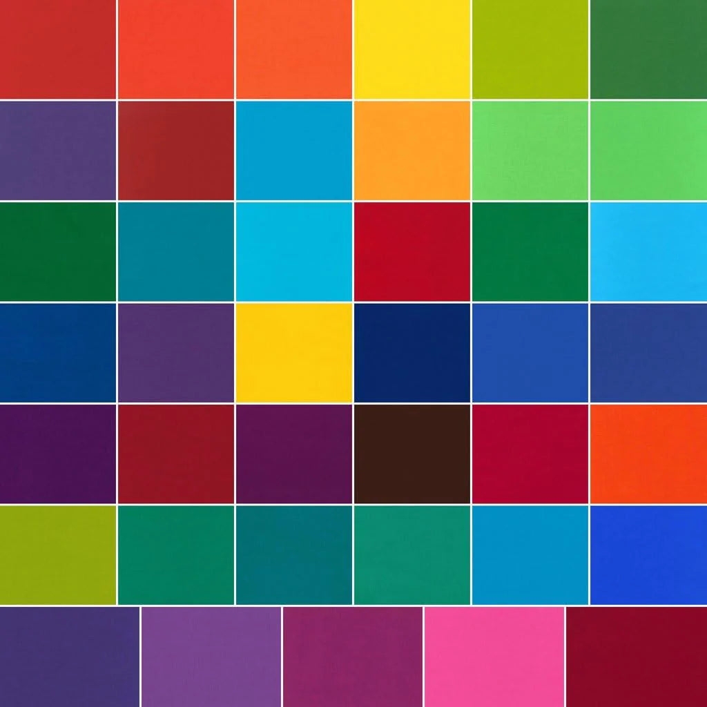 Kona Classic Palette 5" Squares 41pcs Robert Kaufman Cotton Fabric Kona-CHS-139-41 | US Fabric Shop