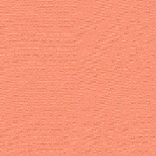 Kona Creamsicle Peach Solid Robert Kaufman Cotton Fabric Kona-Creamsicle-K001-185