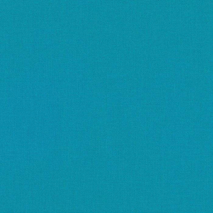 Kona Cyan Blue Green Solid Robert Kaufman Cotton Fabric