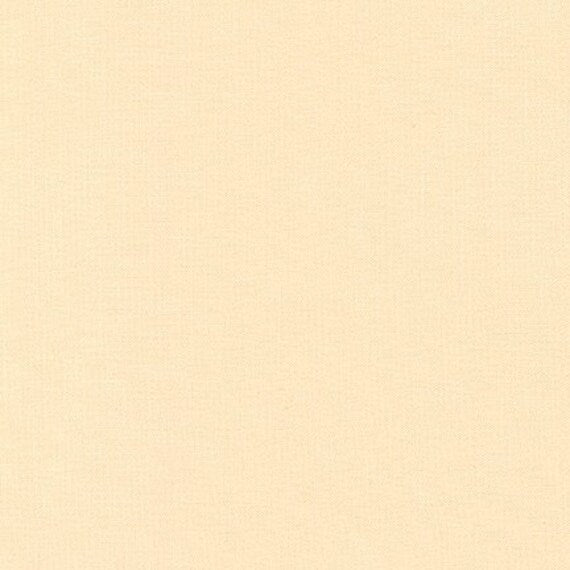 Kona Eggshell Beige Solid Robert Kaufman Cotton Fabric Kona-Eggshell-K001-184