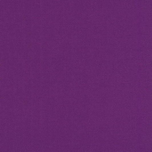 Kona Mulberry Purple Solid Robert Kaufman Cotton Fabric Kona-Mulberry-K001-80