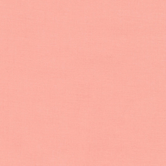 Kona Peach Solid Robert Kaufman Cotton Fabric Kona Peach K001-1281