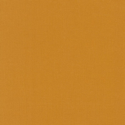 Kona Yarrow Gold Solid Robert Kaufman Cotton Fabric Kona-Yarrow-K001-1478
