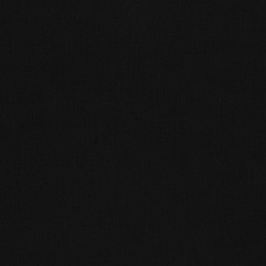 Kona Black Solid Robert Kaufman Cotton fabric Kona-Black K001-1019