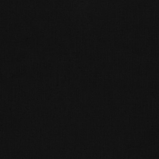 (SOLD PER BOLT) Kona Black Solid Robert Kaufman Cotton Fabric Kona-Black K001-1019-FB