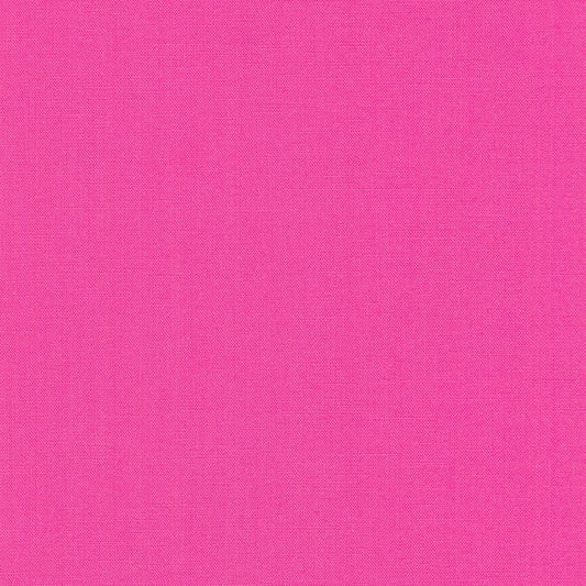 Kona Bright Pink Solid Robert Kaufman Cotton fabric Kona-BrightPink K001-1049