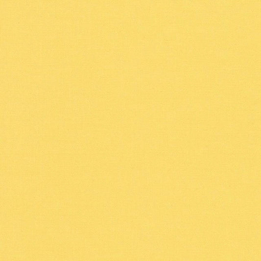 Kona Buttercup Yellow Solid Robert Kaufman Cotton Fabric Kona-Buttercup K001-1056