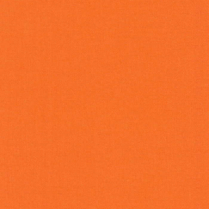 Kona Carrot Orange Solid Robert Kaufman Cotton Fabric Kona-Carrot-K001-400
