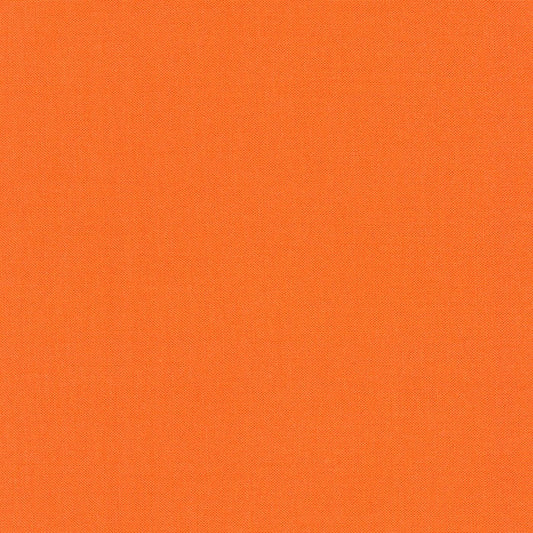 Kona Carrot Orange Solid Robert Kaufman Cotton Fabric Kona-Carrot-K001-400