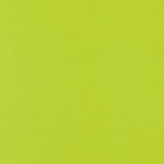Kona Chartreuse Green Solid Robert Kaufman Cotton Fabric Kona-Chart K001-1072