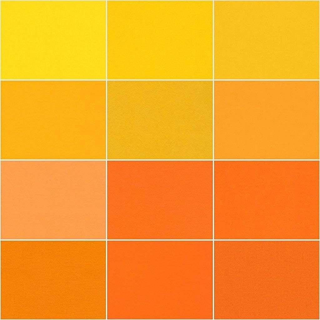 Kona Cotton Citrus Burst Palette 5" Squares 42pcs Robert Kaufman Cotton Fabric RK-CHS-342-42