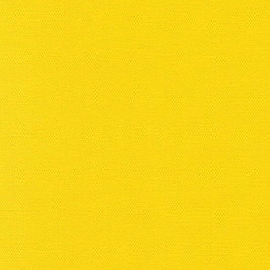 Kona Citrus Yellow Solid Robert Kaufman Cotton Fabric Kona-Citrus-K001-1077