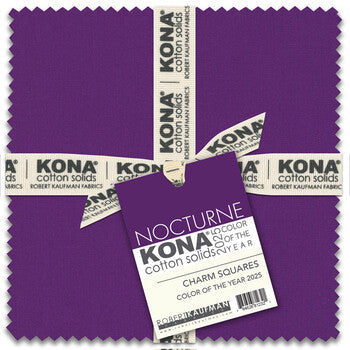 Kona Cotton Color of the Year 2025 5” Squares 42 pcs Robert Kaufman Cotton Fabric Kona-CHS-1284-42