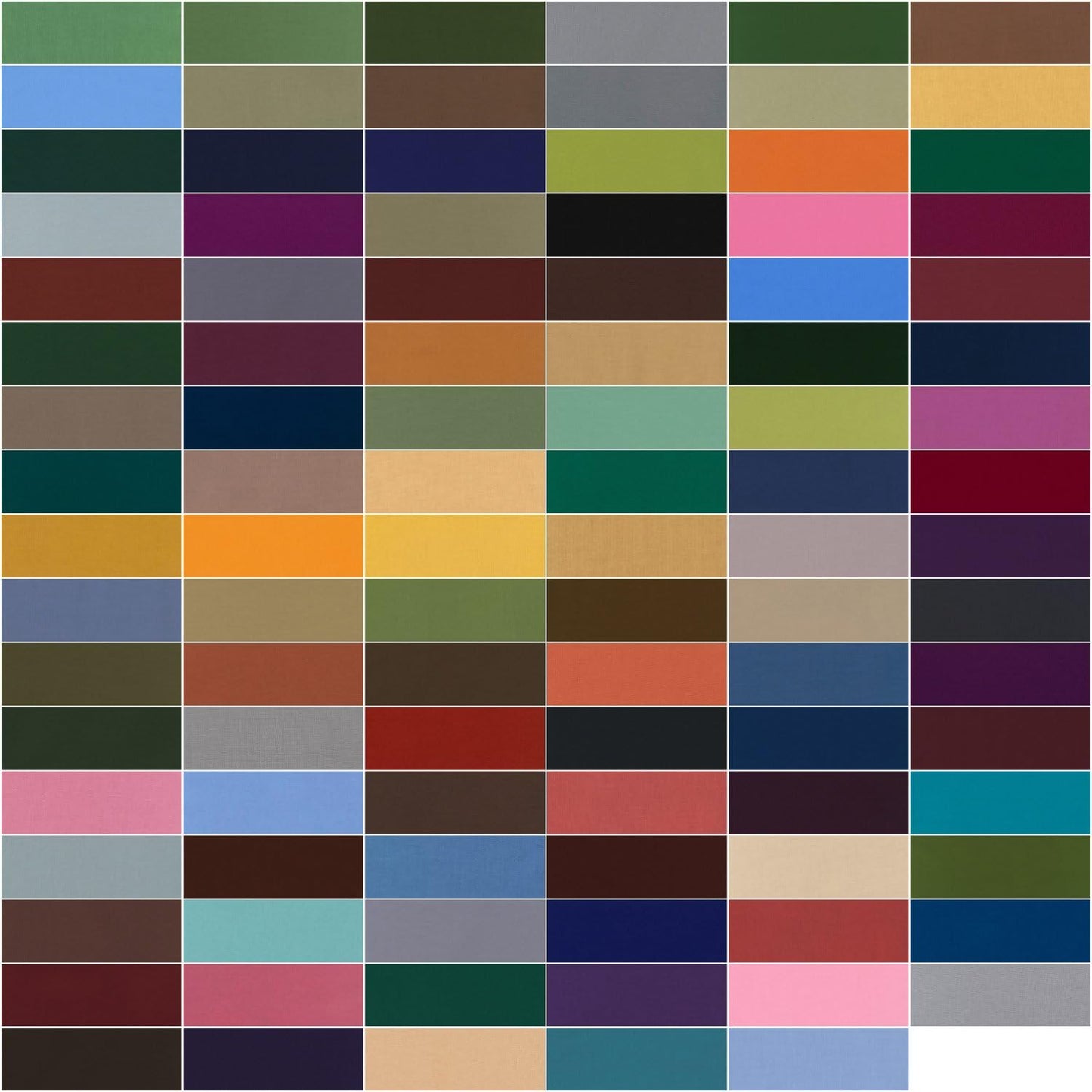 Kona Dusty Palette 5" Squares Robert Kaufman Cotton Fabric Kona-CHS-563-101