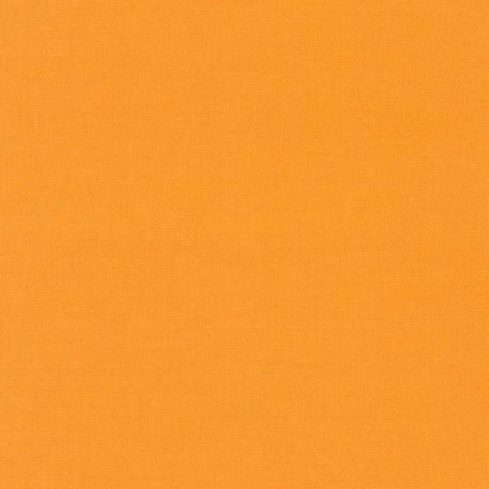 Kona Goldfish Orange Solid designed by Robert Kaufman 44 inches wide 100% Cotton Fabric Kona-Goldfish-K001-474