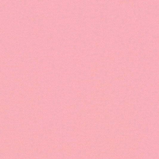 Kona Medium Pink Solid Robert Kaufman Cotton Fabric Kona-Med.Pink-K001-1225