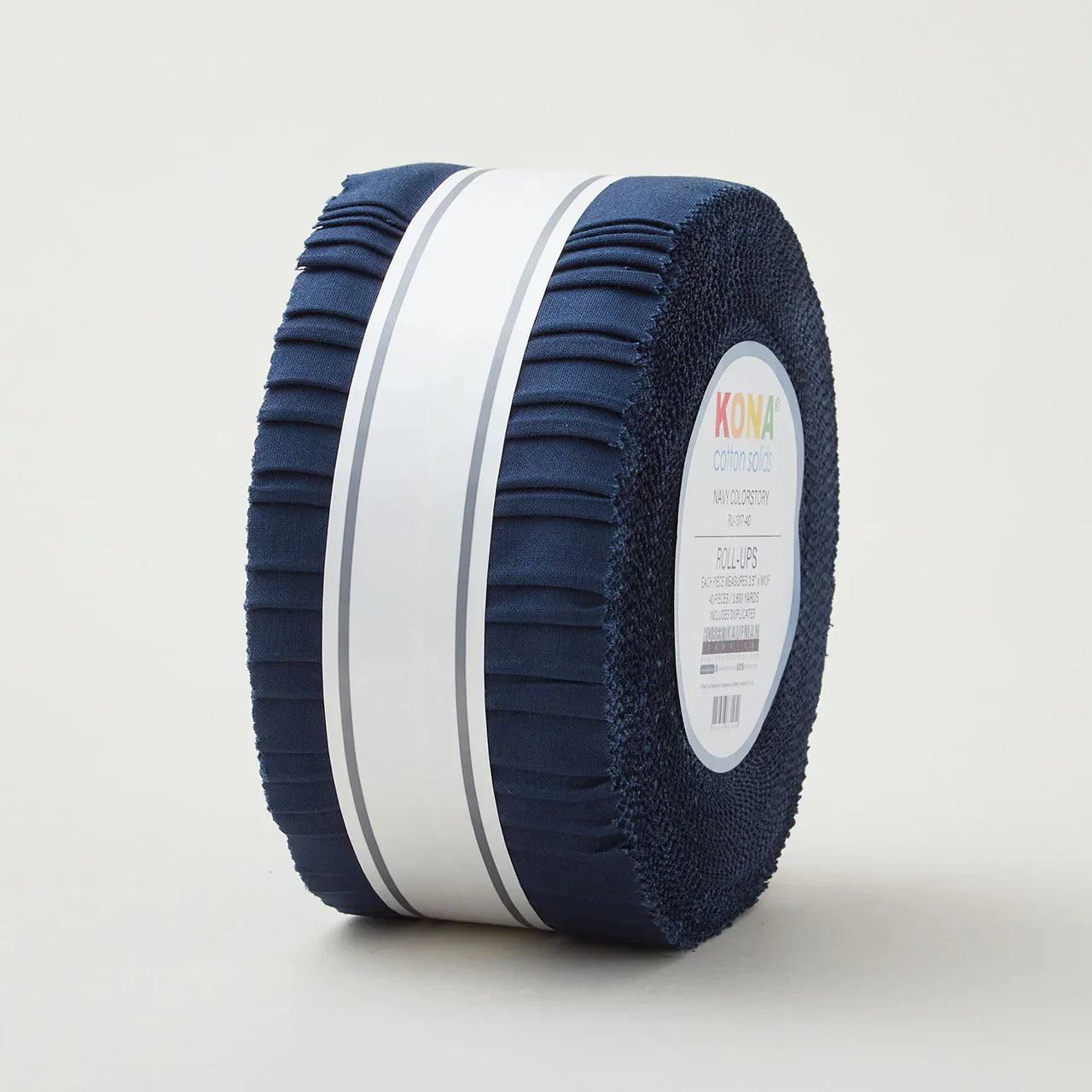 Kona Navy 2.5" Strips 40 pcs Robert Kaufman Cotton Fabric Kona-RU-1317-40